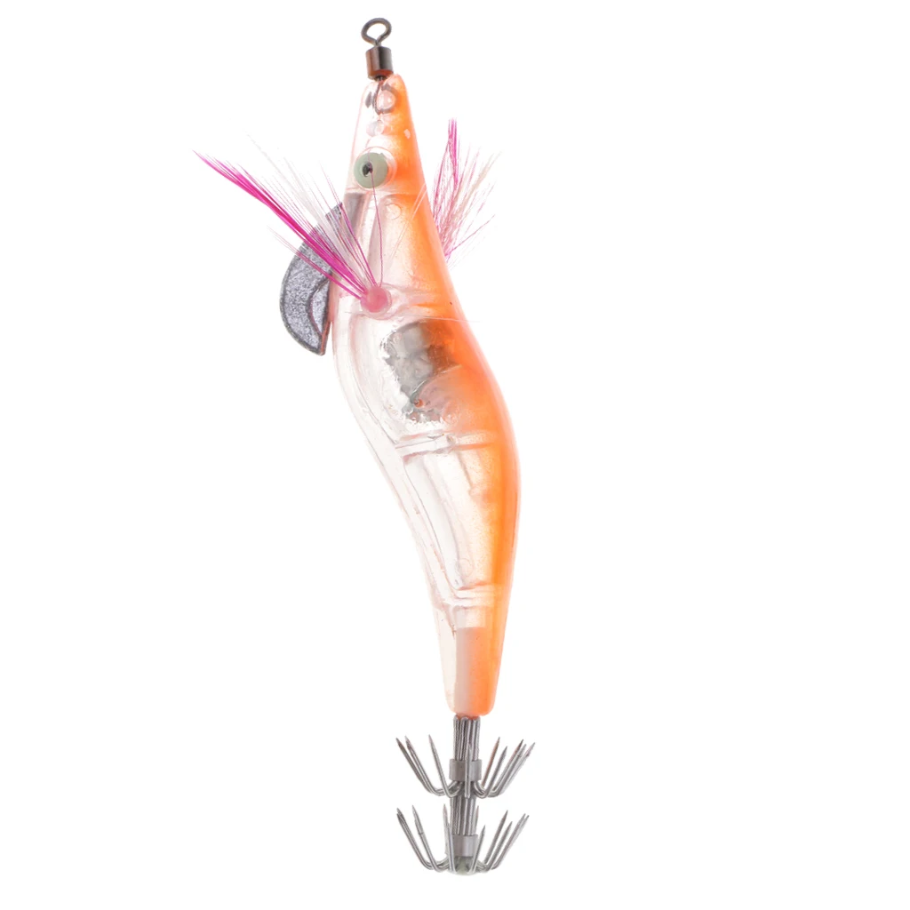 Squid Jigs Saltwater Fishing Lures Luminous Shrimp Bait Cuttlefish Fishhook Squid Jigs Saltwater Fishing Lures Luminous Shrimp Bait Cuttlefish Fishhook
