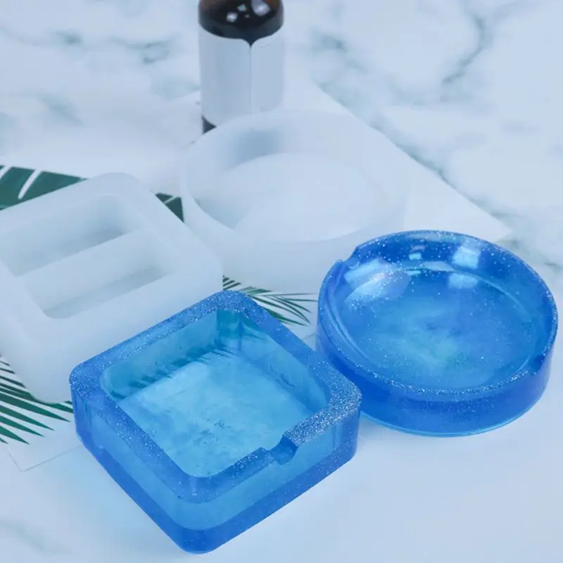 Crystal Epoxy Resin Mold Ashtray Casting Silicone Mould DIY Crafts Desktop Decoration Making Tools
Crystal Epoxy Resin Mold Ashtray Casting Silicone Mould DIY Crafts Desktop Decoration Making Tools