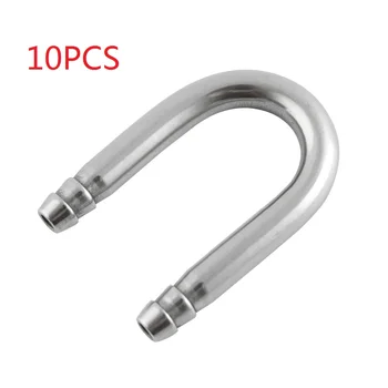10PCS 304 Stainless Steel Aquarium U Shaped Bend Tube Co2 Diffuser Regulator System Fish Tank Water Pump Airline Tube Connector 
10PCS 304 Stainless Steel Aquarium U Shaped Bend Tube Co2 Diffuser Regulator System Fish Tank Water Pump Airline Tube Connector
