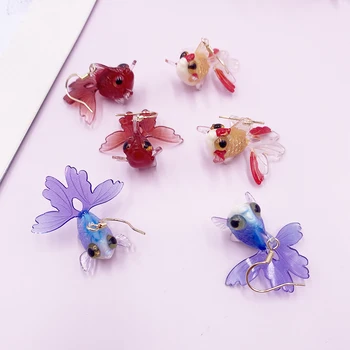 Rainbow Gradient Resin Goldfish Drop Earrings for Women Girl Purple Red Clear Arcylic Fish Dangle Earrings Statement Jewelry
Rainbow Gradient Resin Goldfish Drop Earrings for Women Girl Purple Red Clear Arcylic Fish Dangle Earrings Statement Jewelry