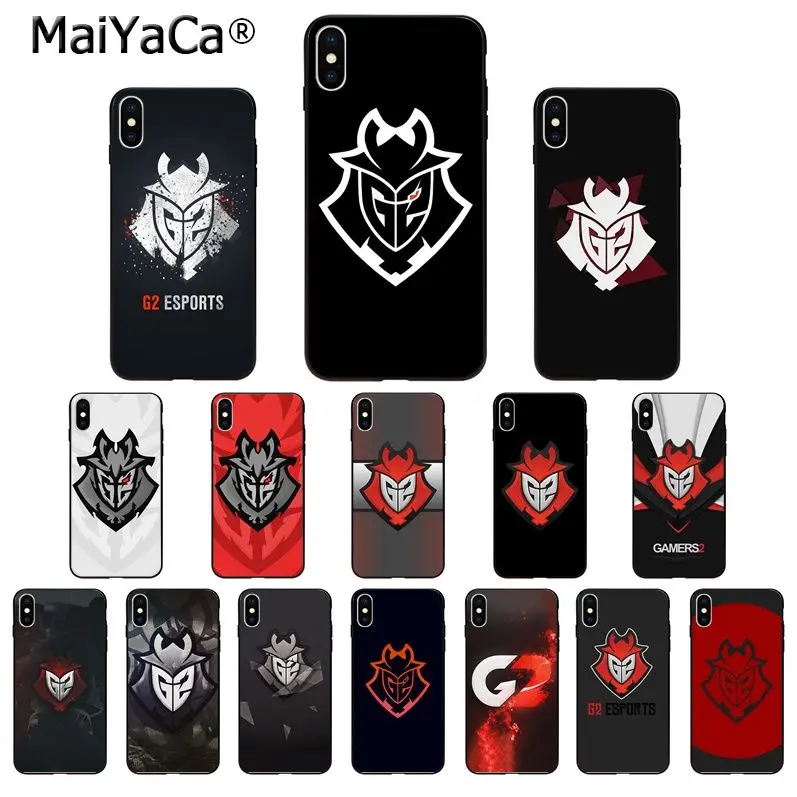 Мягкий силиконовый чехол MaiYaCa G2 Esports для Apple iPhone 8 7 6 6S Plus X XS MAX 5 5S SE XR 11 11pro