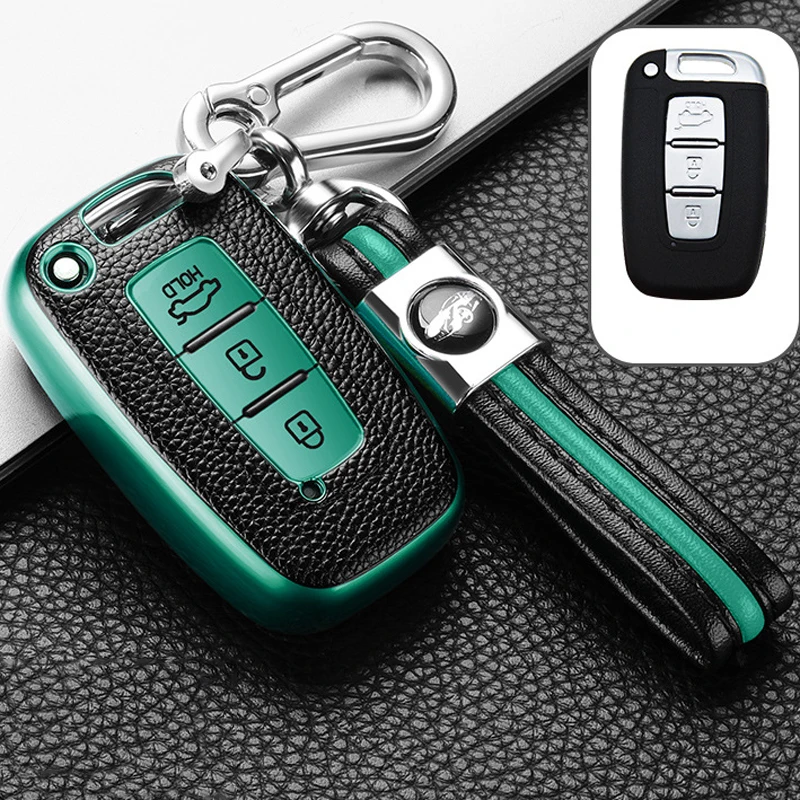 TPU Material Leather Texture Car Key Protection Cover Fashionable Metal Keychain Suitable for Hyundai Ix35 ELANTRA SONATA
TPU Material Leather Texture Car Key Protection Cover Fashionable Metal Keychain Suitable for Hyundai Ix35 ELANTRA SONATA