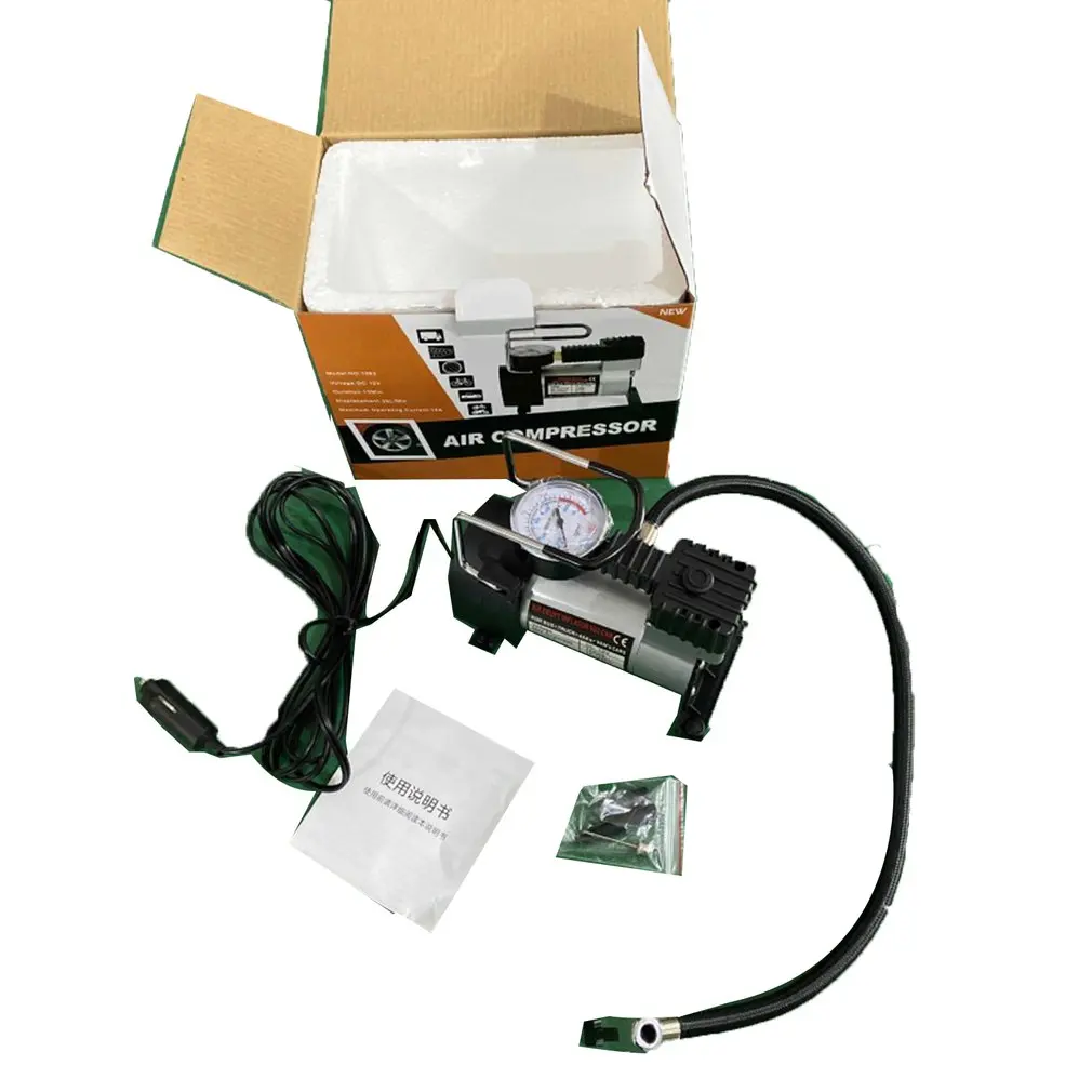 Universal 12V High-Power Car Double-Cylinder Inflator Pump Air Compressor Inflator Portable 150psi Car Tire Pump car Accessories
Universal 12V High-Power Car Double-Cylinder Inflator Pump Air Compressor Inflator Portable 150psi Car Tire Pump car Accessories