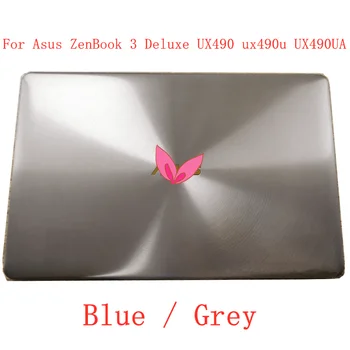 

14"For ASUS ZenBook 3 Deluxe UX490UA UX490U UX490UAR UX490 notebook glass LCD screen panel assembly upper half parts replacement