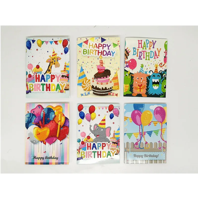 Birthday Diamond Card Diamond Painting Diamond Embroidery Cross Stitch 5D DIY Greeting Card Fashion Style Gifts For Kids
Birthday Diamond Card Diamond Painting Diamond Embroidery Cross Stitch 5D DIY Greeting Card Fashion Style Gifts For Kids