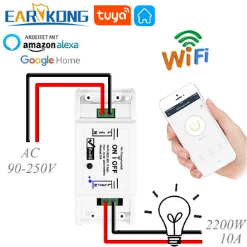 WiFi Switch Tuya Smart Universal Breaker Timer Remote Control Compatible With Smart Life Alexa Google Home Tuyasmart APP
WiFi Switch Tuya Smart Universal Breaker Timer Remote Control Compatible With Smart Life Alexa Google Home Tuyasmart APP