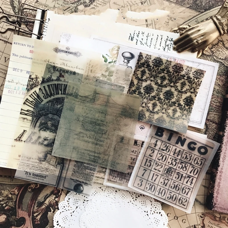 22Pcs/Bag Vintage Old Newspaper Mixed Vellum Paper Pack for DIY Scrapbooking Happy Planner Card Making Journal Project
22Pcs/Bag Vintage Old Newspaper Mixed Vellum Paper Pack for DIY Scrapbooking Happy Planner Card Making Journal Project