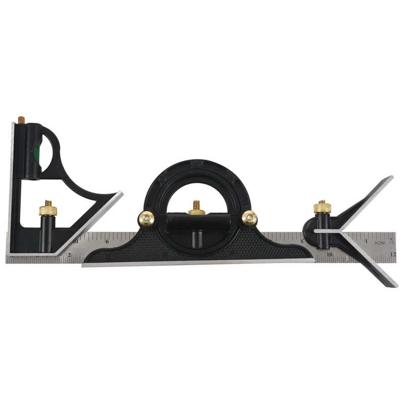 Combination Square Set Angle Finder & Protractor Spirit Level Aluminum Alloy Ruler Mitre
Combination Square Set Angle Finder & Protractor Spirit Level Aluminum Alloy Ruler Mitre