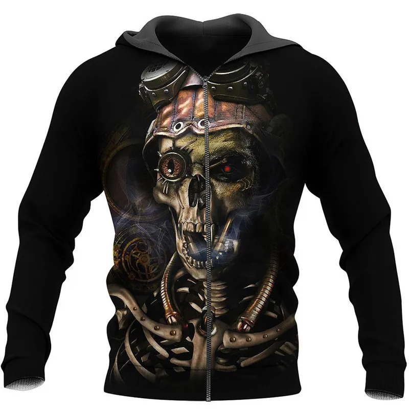 Autumn Winter Fashion Jacket Steampunk Skull 3D All Over Printed Zip Hoodie Unisex Hip Hop Sweatshirts Z058
Autumn Winter Fashion Jacket Steampunk Skull 3D All Over Printed Zip Hoodie Unisex Hip Hop Sweatshirts Z058