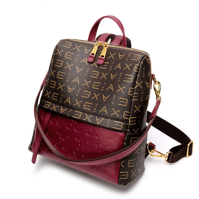 1PCS 2019 New Leather Women's Backpack Backpack Backpack Women's Multi-functional Three-purpose Bag Leather Backpack
1PCS 2019 New Leather Women's Backpack Backpack Backpack Women's Multi-functional Three-purpose Bag Leather Backpack