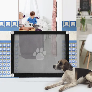 Pet Fence Magic Gate Non Toxic Guard Indoor Breathable Puppy Dogs Enclosure Segregation Cat DIY Lockable Safety Mesh
Pet Fence Magic Gate Non Toxic Guard Indoor Breathable Puppy Dogs Enclosure Segregation Cat DIY Lockable Safety Mesh