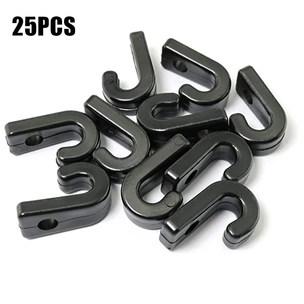 25Pcs Nylon Bungee Lashing Shock Cord J Hooks Tie Down Hook Durable For Kayaks Canoes Boats Replacement Accessory
25Pcs Nylon Bungee Lashing Shock Cord J Hooks Tie Down Hook Durable For Kayaks Canoes Boats Replacement Accessory