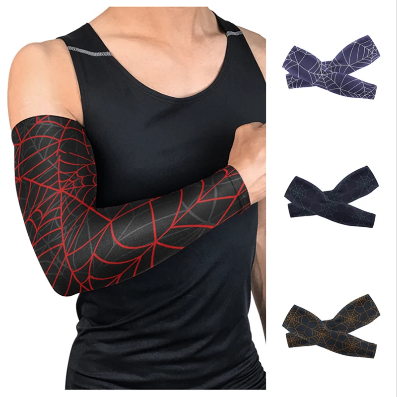 Spider Web Pattern Sun UV Protection Sleeves Men Cooling Arm Sleeves Cycling Running Breathable Sports Compression Hand Sleeves
Spider Web Pattern Sun UV Protection Sleeves Men Cooling Arm Sleeves Cycling Running Breathable Sports Compression Hand Sleeves