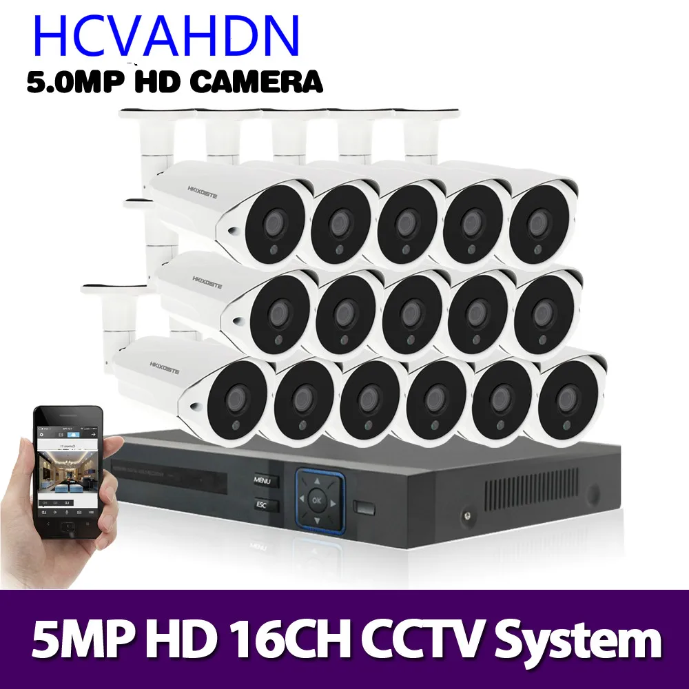 H.265 16CH 2MP 5MP AHD NVR CCTV Security System 16PCS IR Outdoor 5.0MP Security Camera P2P Video Surveillance Kit
H.265 16CH 2MP 5MP AHD NVR CCTV Security System 16PCS IR Outdoor 5.0MP Security Camera P2P Video Surveillance Kit