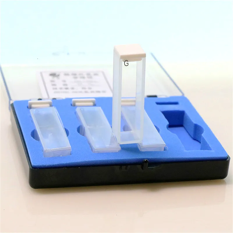Glass Cuvette Liquid Sample Cell Light Path 10mm Absorption Cells 3.5ml Use For Spectrophotometer Frit Sintering Technology 4/PK
Glass Cuvette Liquid Sample Cell Light Path 10mm Absorption Cells 3.5ml Use For Spectrophotometer Frit Sintering Technology 4/PK