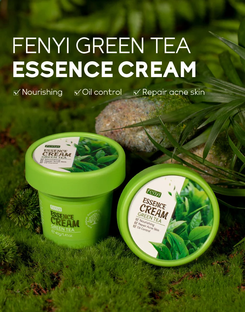 LAIKOU Green Tea Essence Facial Cream Anti Acne Oil-control Smoothing Skin Shrink Pores Whitening Moisturizing nourishing Cream 14 Hcdea62f3b2e343e1a54d82d9d8b4b251o