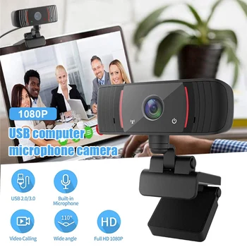 1080P HD Webcam Computer Web Camera with Microphone for Desktop Laptop Video Calling Conferencing VH99
1080P HD Webcam Computer Web Camera with Microphone for Desktop Laptop Video Calling Conferencing VH99
