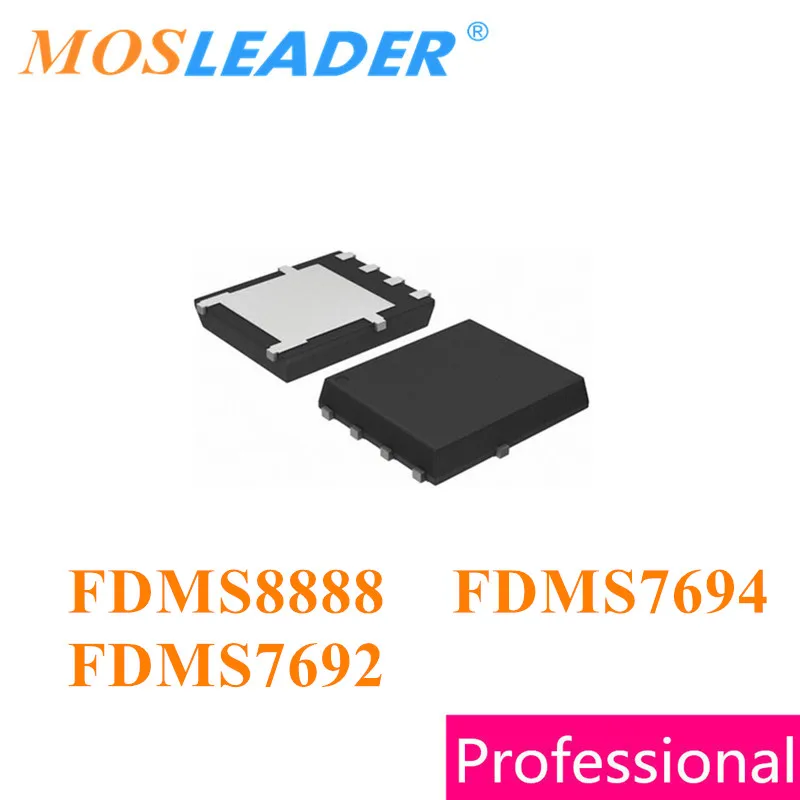 Mosleader FDMS8888 8888 FDMS7694 FDMS7692 DFN5X6 100 шт. 1000 шт. FDMS7692A QFN N-Channel, сделано в Китае, высокое качество
Mosleader FDMS8888 8888 FDMS7694 FDMS7692 DFN5X6 100 шт. 1000 шт. FDMS7692A QFN N-Channel, сделано в Китае, высокое качество