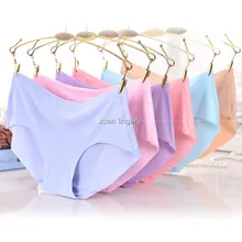 Xxxl calcinha sem costura lingerie feminina bonito confortável biquíni senhoras invisível controle calcinha meninas lingerie sexy(China)