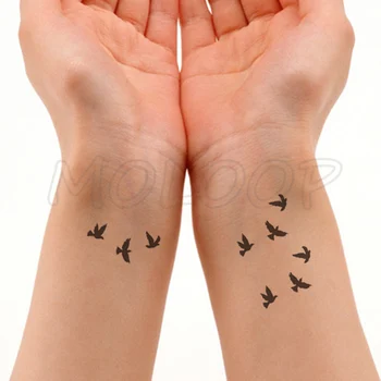 Water Transfer Black Sexy Peace Dove Birds Tattoo Body Art Waterproof Temporary Fake Flash Tattoo for Man Woman Kid 10.5*6 Cm
Water Transfer Black Sexy Peace Dove Birds Tattoo Body Art Waterproof Temporary Fake Flash Tattoo for Man Woman Kid 10.5*6 Cm
