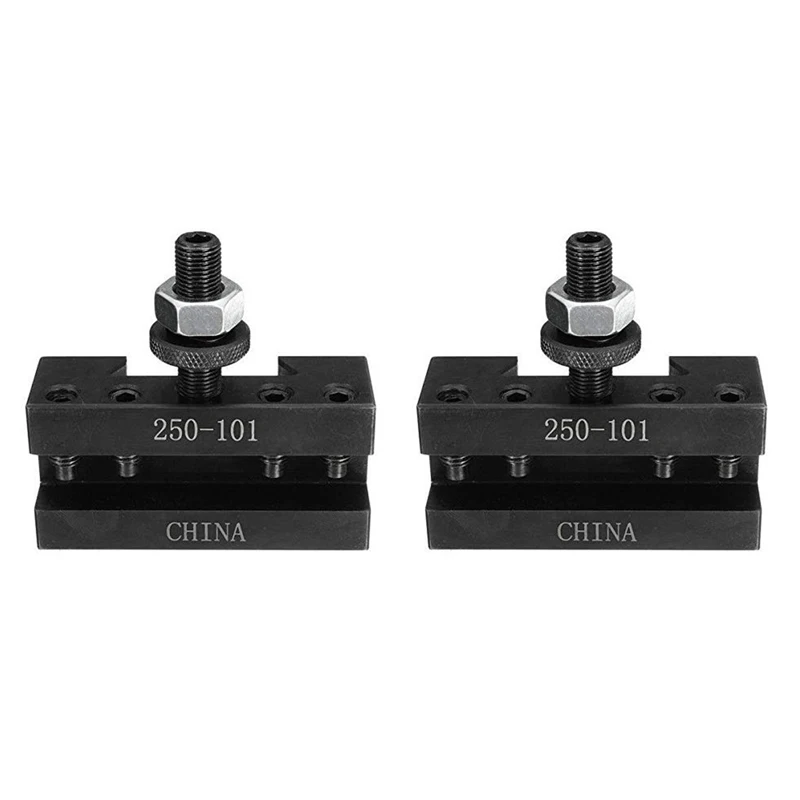 

HOT-2PCS Quick Change Turning and Facing Holder 250-101 for Lathe Tool Post Holder