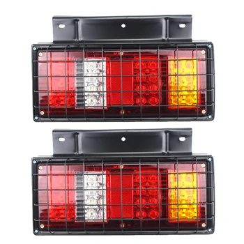 2 PCS 32-LED 12V Trailer Lights Led Tail Lights For Trailers Multi-Function Tail Lights With Iron Net For Truck Trailer Caravan
2 PCS 32-LED 12V Trailer Lights Led Tail Lights For Trailers Multi-Function Tail Lights With Iron Net For Truck Trailer Caravan