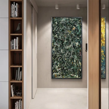 Citon Canvas oil painting Jackson Pollock《Full Fathom Five》Artwork Poster Picture Modern Wall decor Home Living room Decoration
Citon Canvas oil painting Jackson Pollock《Full Fathom Five》Artwork Poster Picture Modern Wall decor Home Living room Decoration