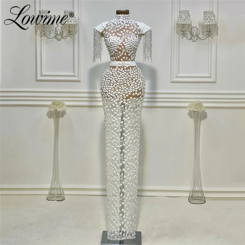 Lowime Pearls Evening Dresses Illusion Capped Sleeves Long Party Gowns 2021 Custom Made Lace Dubai Arabic Mermaid Prom Dress
Lowime Pearls Evening Dresses Illusion Capped Sleeves Long Party Gowns 2021 Custom Made Lace Dubai Arabic Mermaid Prom Dress