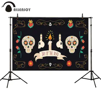 Allenjoy Day Of The Dead Photocall Heart Flowers Shantou Candle Flame Blackboard Background Cloth Mexican Festival Party Banners
Allenjoy Day Of The Dead Photocall Heart Flowers Shantou Candle Flame Blackboard Background Cloth Mexican Festival Party Banners