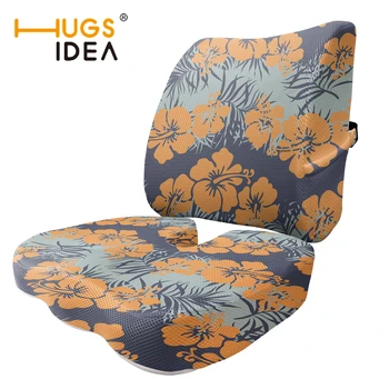 HUGSIDEA Car Seat Cushion And Back Cushion Set Hawaii Hibiscus Flower Print Orthopedic Memory Cotton Seat Massage Chair Cushion
HUGSIDEA Car Seat Cushion And Back Cushion Set Hawaii Hibiscus Flower Print Orthopedic Memory Cotton Seat Massage Chair Cushion