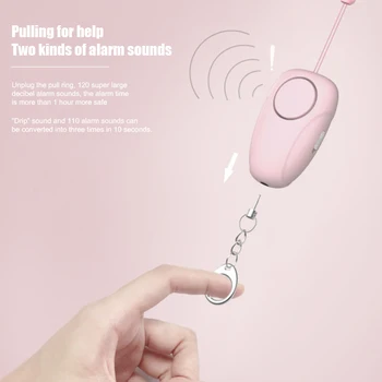 Rechargeable Personal Protection Portable Alarm Security AlarmS Practical RIS 120db Girl
Rechargeable Personal Protection Portable Alarm Security AlarmS Practical RIS 120db Girl
