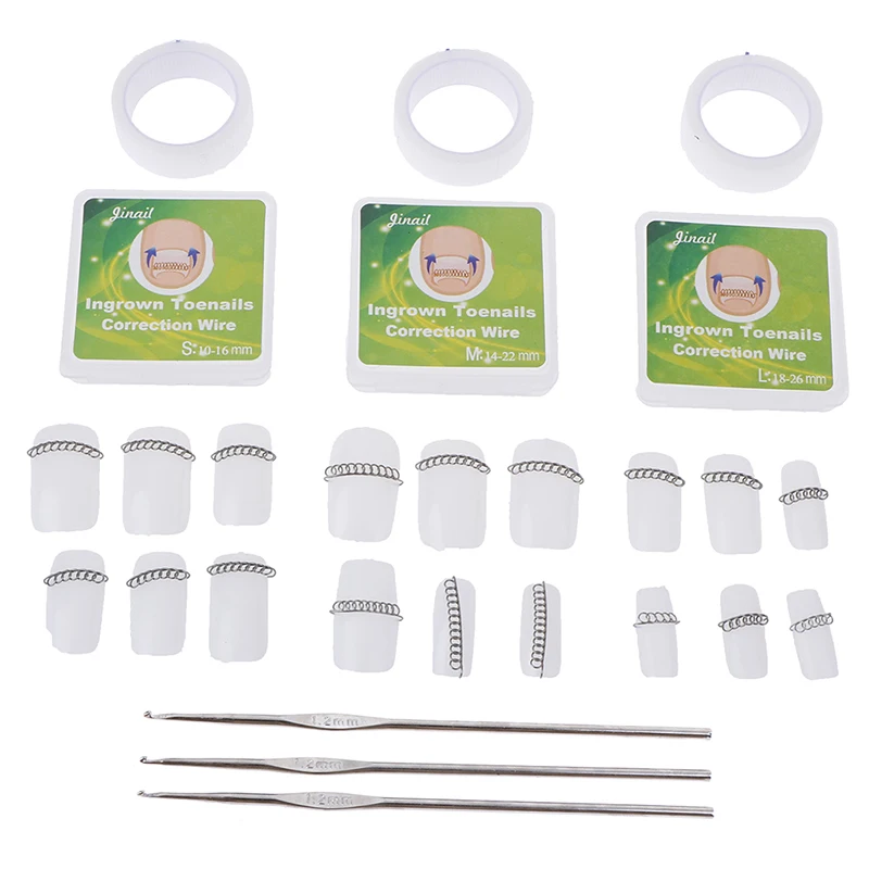 Pedicure Acronyx Wire Nail Ingrown Correction Wire Patch Foot Care Paronychia Correction File Spring Ingrown Toe Tools 3pcs/set
Pedicure Acronyx Wire Nail Ingrown Correction Wire Patch Foot Care Paronychia Correction File Spring Ingrown Toe Tools 3pcs/set