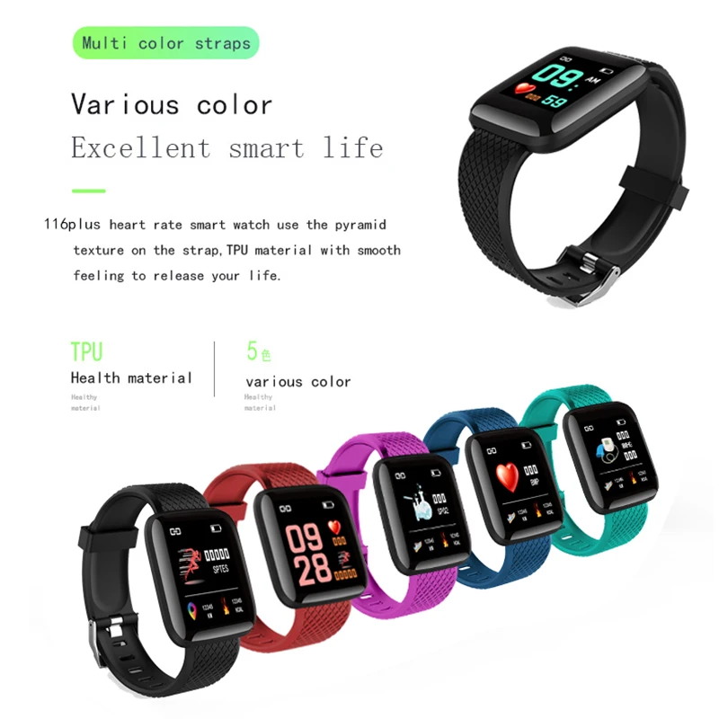 A6 Healthy Tracker Heart Rate Blood Pressure Sport Bracelet Color Screen Monitoring IP67 Waterproof Smart Watch Wristbands band
A6 Healthy Tracker Heart Rate Blood Pressure Sport Bracelet Color Screen Monitoring IP67 Waterproof Smart Watch Wristbands band