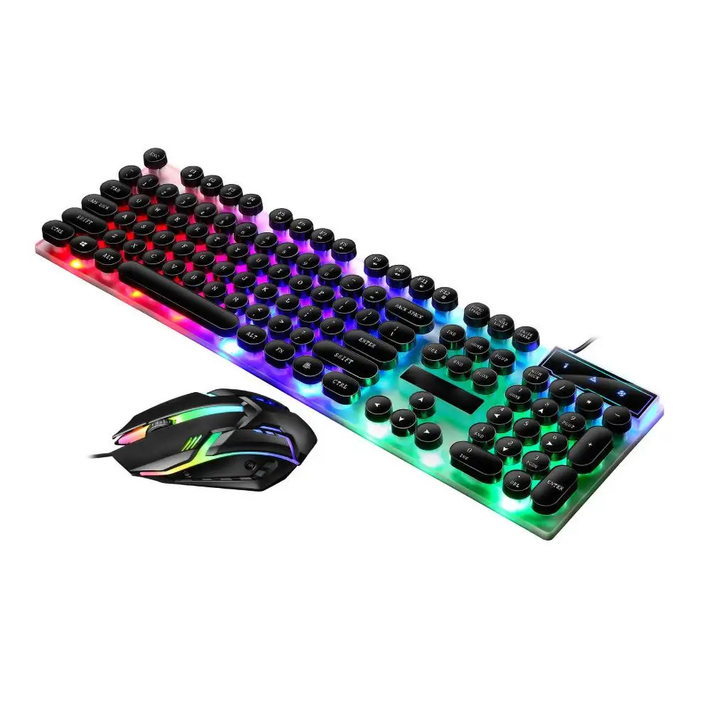 Waterproof Wired Gaming Keyboard Mechanical Feeling Backlit Keyboards USB 104 Keycaps Keyboard Computer Game Keyboards
Waterproof Wired Gaming Keyboard Mechanical Feeling Backlit Keyboards USB 104 Keycaps Keyboard Computer Game Keyboards