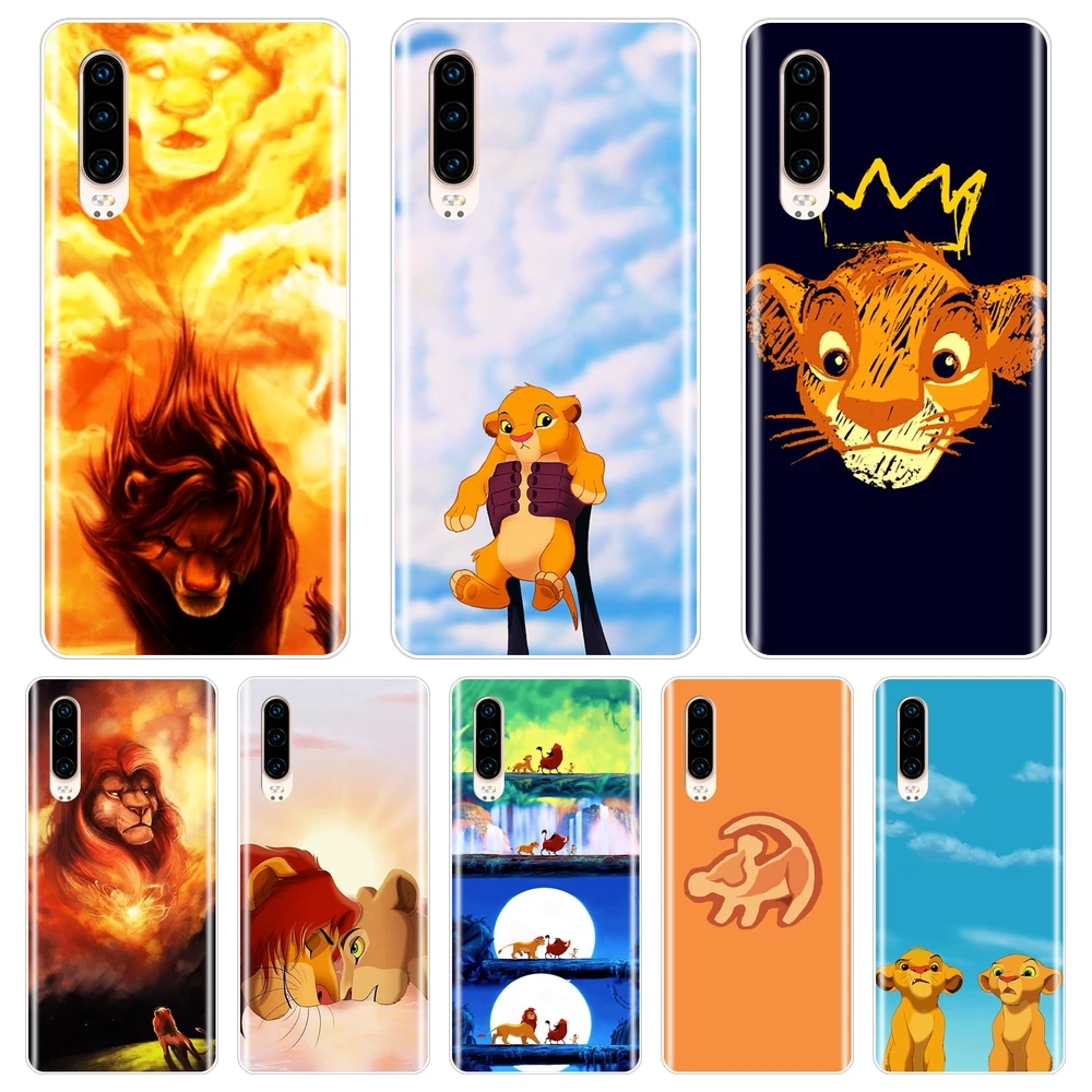 Фото Lion King Phone Cases For Huawei P20 Lite P Smart Plus 2019 Case Silicone Soft TPU Back Cover P30 Pro Z | Мобильные телефоны и