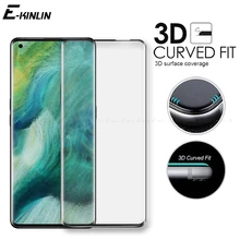 Couverture complète en verre trempé incurvé 3D pour OPPO Reno3 Find X3 X2 Neo Lite Reno5 Reno4 Reno 5 4 3 Pro 5G Film protecteur d'écran=