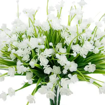 JEYL 4 pcs Artificial Flowers Fake Outdoor Faux Plants Greenery Daffodils White Shrubs Plastic Bushes Indoor
JEYL 4 pcs Artificial Flowers Fake Outdoor Faux Plants Greenery Daffodils White Shrubs Plastic Bushes Indoor