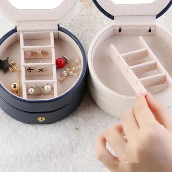 Portable Multi-layer Jewelry Storage Box Orgnizer Earrings Display Case Solid Color PU Leather Earrings Display Box
Portable Multi-layer Jewelry Storage Box Orgnizer Earrings Display Case Solid Color PU Leather Earrings Display Box