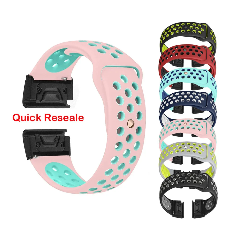 For Garmin Fenix 5X 6X Pro/Sapphire Quick Reseale Wristband Easy fit 26mm Smart Watch Band Strap For Garmin Fenix 3 3HR 5X Plus
For Garmin Fenix 5X 6X Pro/Sapphire Quick Reseale Wristband Easy fit 26mm Smart Watch Band Strap For Garmin Fenix 3 3HR 5X Plus