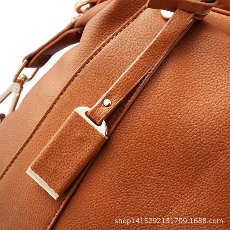 2018 New Style Europe And America WOMEN'S Bag Fashion Women's Handbag Messenger Bag Embossed Leather PU Leather Bag