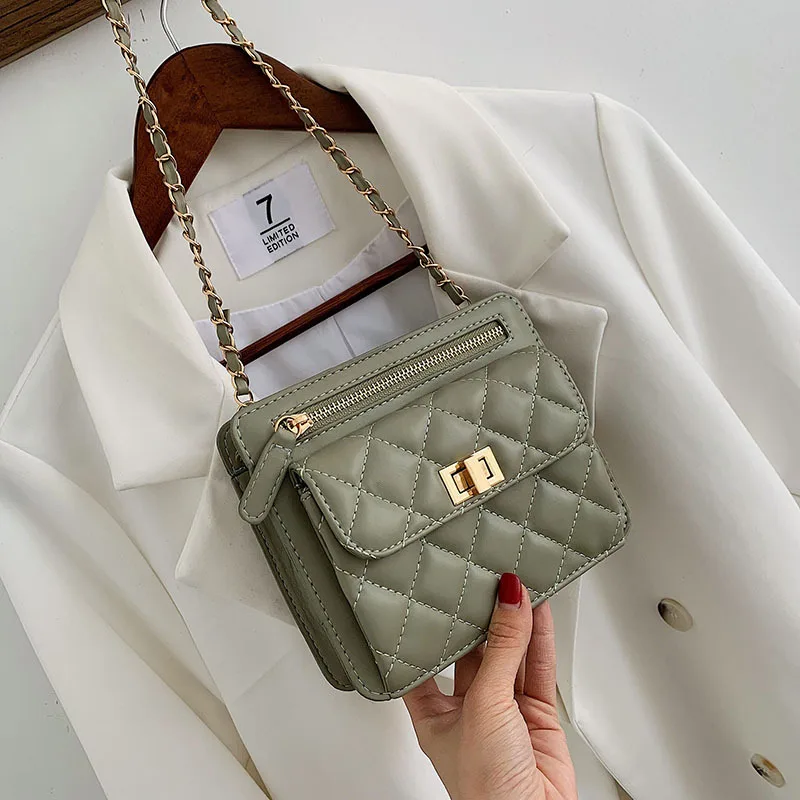 CHIC Bag Women's 2019 on New Style Fashion Korean-style INS Versatile Rhombus Chain Shoulder Square Sling Bag WOMEN'S Bag
CHIC Bag Women's 2019 on New Style Fashion Korean-style INS Versatile Rhombus Chain Shoulder Square Sling Bag WOMEN'S Bag