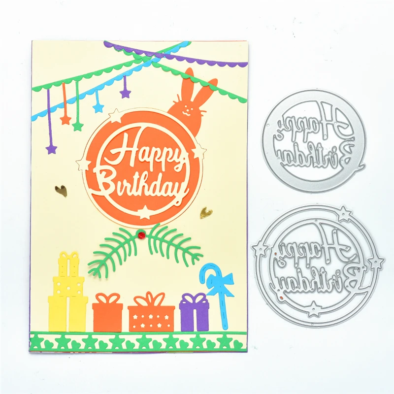 YaMinSanNiO Happy Birthday Letter Metal Cutting Dies Scrapbooking for Card Making DIY Embossing Cuts New Craft Die Circle Die
YaMinSanNiO Happy Birthday Letter Metal Cutting Dies Scrapbooking for Card Making DIY Embossing Cuts New Craft Die Circle Die