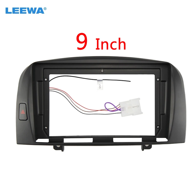LEEWA Car Audio 9" Big Screen Fascia Frame Adapter For Hyundai NF Sonata 2Din Dash DVD Player Fitting Panel Frame Kit #CA6615
LEEWA Car Audio 9" Big Screen Fascia Frame Adapter For Hyundai NF Sonata 2Din Dash DVD Player Fitting Panel Frame Kit #CA6615