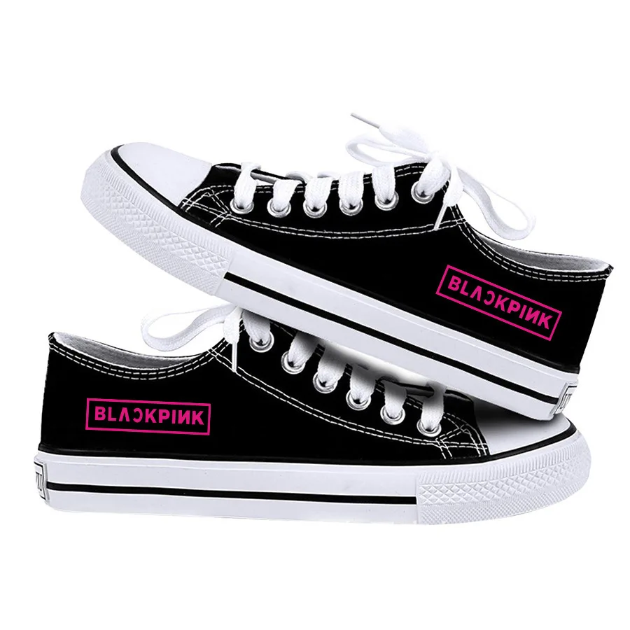 black pink shoes