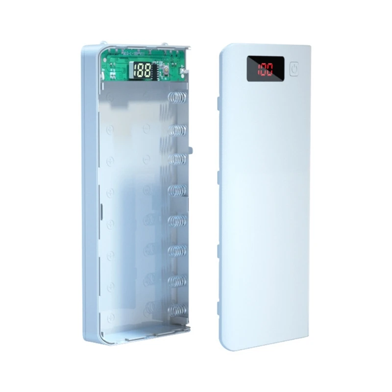 A8 LCD Display 8x18650 Battery Case Power Bank Shell Charger Box Without Battery X3UB
A8 LCD Display 8x18650 Battery Case Power Bank Shell Charger Box Without Battery X3UB