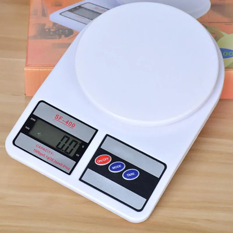 SF-400 10Kg *1g / 5KG *1g Digital Electronic Kitchen Scale Food Balance Weight Weighting Scales Electric Precision Scale SF400
SF-400 10Kg *1g / 5KG *1g Digital Electronic Kitchen Scale Food Balance Weight Weighting Scales Electric Precision Scale SF400