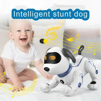 Induction Toy Dog Control Dog Smart Robot Electronic Pet Interactive Program Dancing Walk Robotic Animal Toy Gesture Following
Induction Toy Dog Control Dog Smart Robot Electronic Pet Interactive Program Dancing Walk Robotic Animal Toy Gesture Following