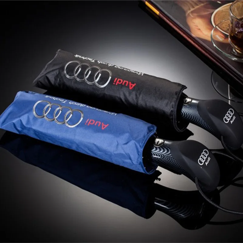 Exclusive Audi Logo Car Umbrella Rain Men Women Fully Automatic Three-folding Black Umbrellas for BMW Audi Mercedes 
Exclusive Audi Logo Car Umbrella Rain Men Women Fully Automatic Three-folding Black Umbrellas for BMW Audi Mercedes