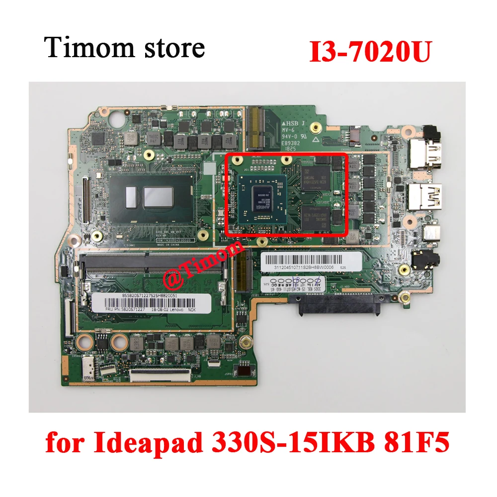 Независимая материнская плата для Ideapad 330S-15IKB 81F5 FRU 5B20S71229 5B20S71218 5B20S71212 5B20S71234 5B20S94044 5B20S94048
Независимая материнская плата для Ideapad 330S-15IKB 81F5 FRU 5B20S71229 5B20S71218 5B20S71212 5B20S71234 5B20S94044 5B20S94048