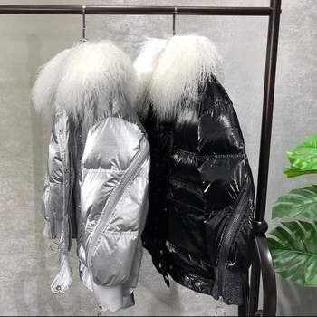 Women Womens Coats Winter Korean Puffer Jacket Sheep Fur Collar Warm Parkas Chamarras De Mujer KTL-2091 YY1200
Women Womens Coats Winter Korean Puffer Jacket Sheep Fur Collar Warm Parkas Chamarras De Mujer KTL-2091 YY1200